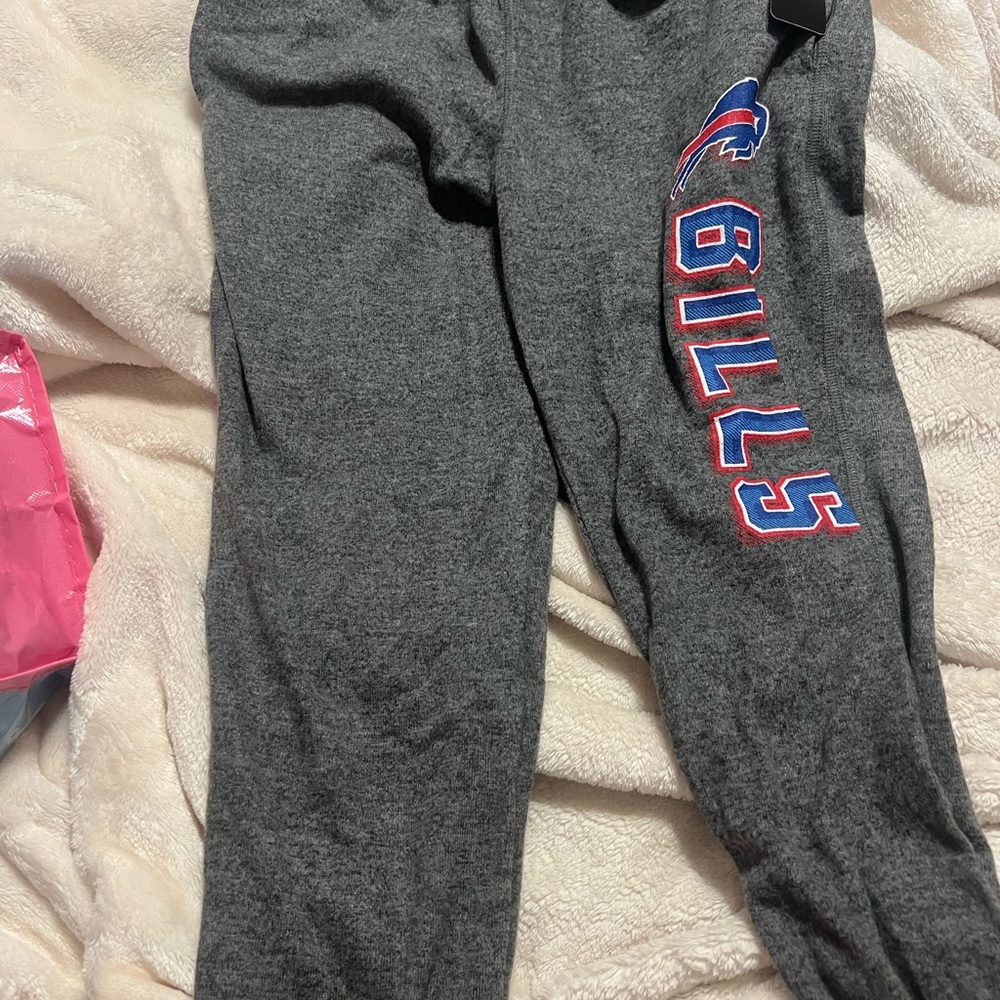 NFL Gray Joggers with Team Logo
